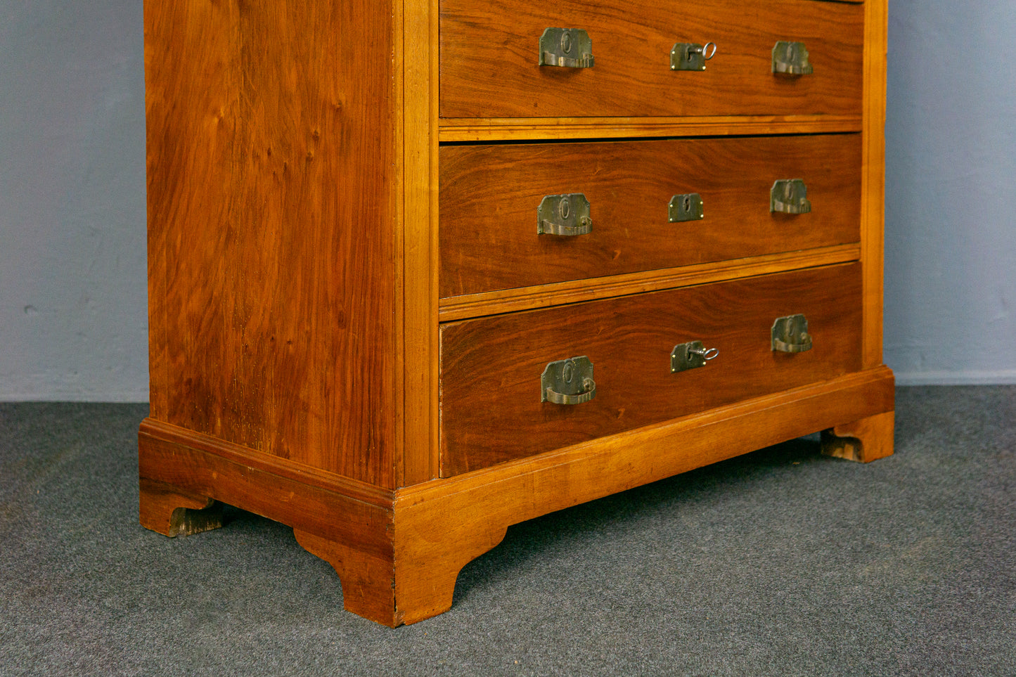 Jugendstil Sekretär Schreibtisch Schrank Kommode Antik MÖBLINGER 2504_0702