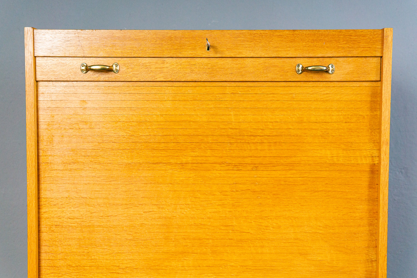 Vintage Rollladenschrank Regal Kommode Schrank Büro Alt MÖBLINGER 2504_0703