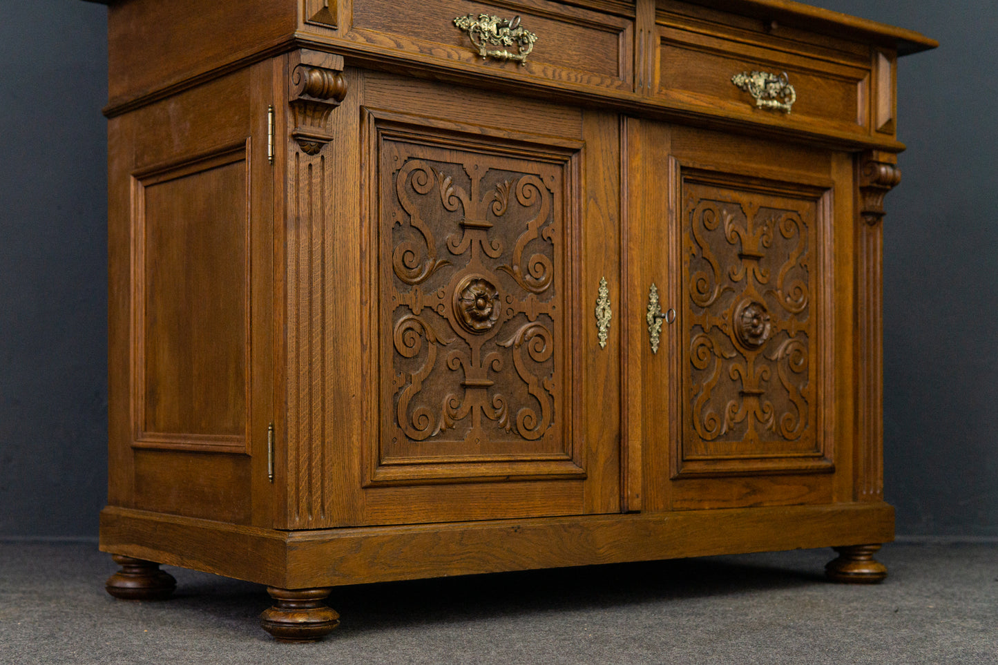 Gründerzeit Buffet Schrank Regal Anrichte Alt Antik 2210_1301