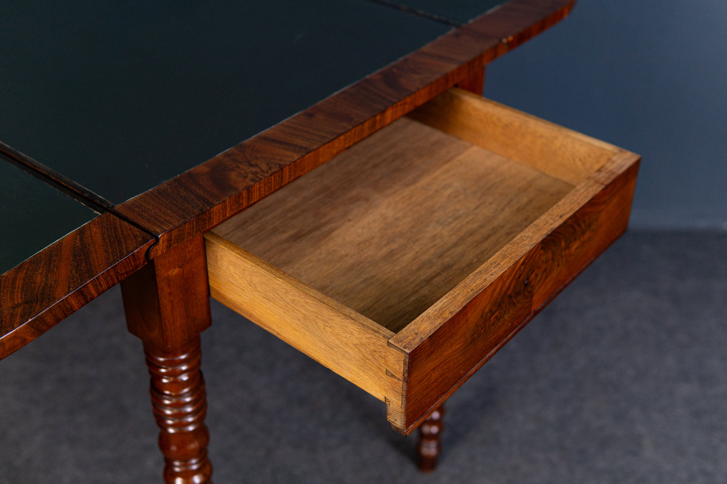 Biedermeier Tisch Spieltisch Stuhl Tafel Büro Alt Antik 2310_0702