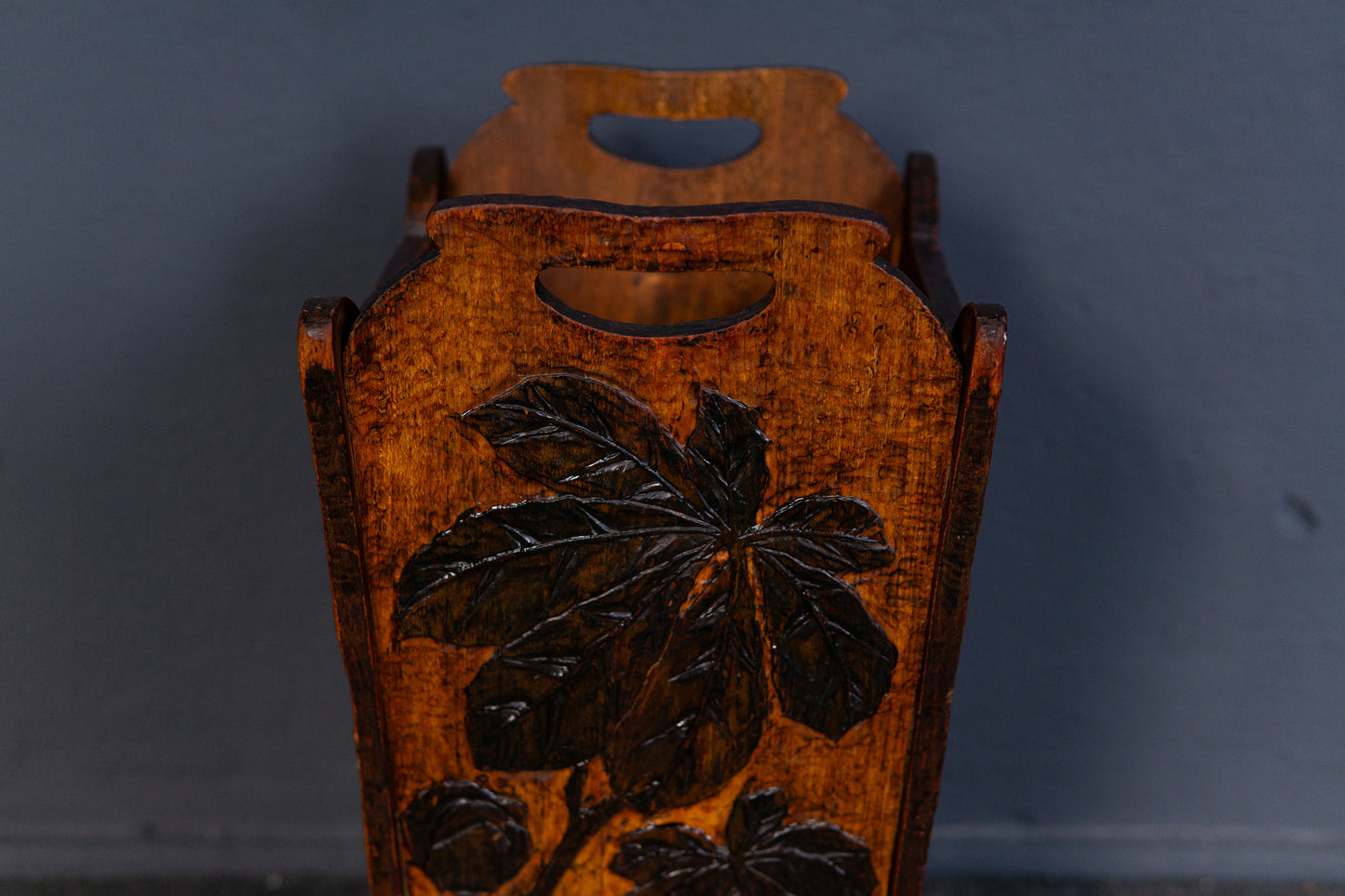 Jugendstil Schirmständer Papierkorb Box Kiste Alt Antik 2310_0704