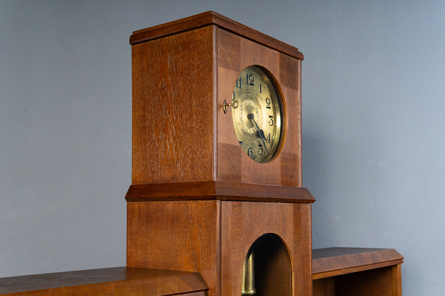 seltener Jugendstil Bücherschrank, Anfang des 20.Jahrhunderts - Schrank Uhr Standuhr Vitrine Kommode Alt Antik MÖBLINGER