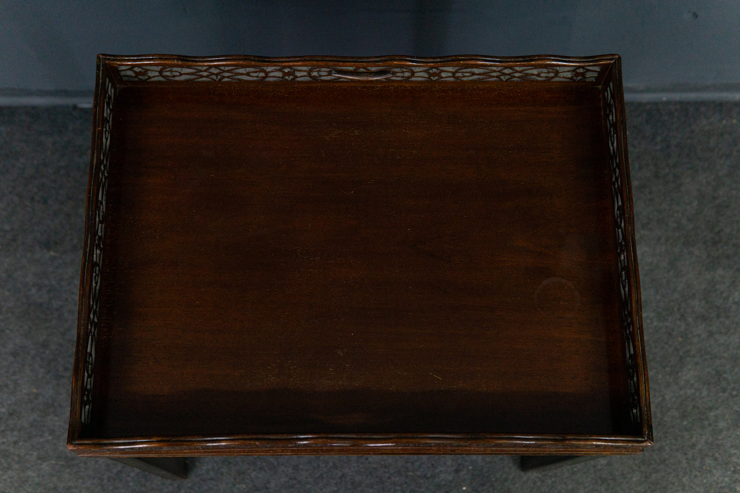 Beistelltisch Tablett Table Satztisch Alt Vintage 2210_2705