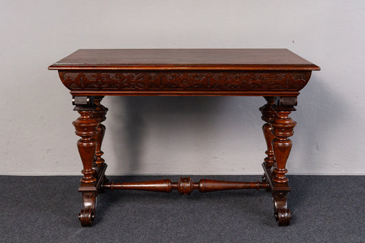 Gründerzeit Antik Tisch Stuhl Bank Hocker Table Salon MÖBLINGER 2410_2101