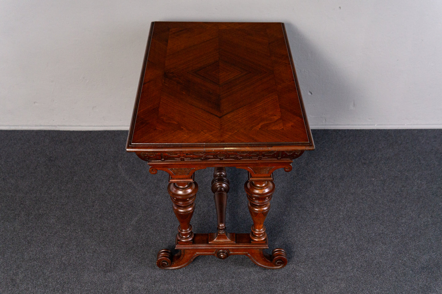 Gründerzeit Antik Tisch Stuhl Bank Hocker Table Salon MÖBLINGER 2410_2101