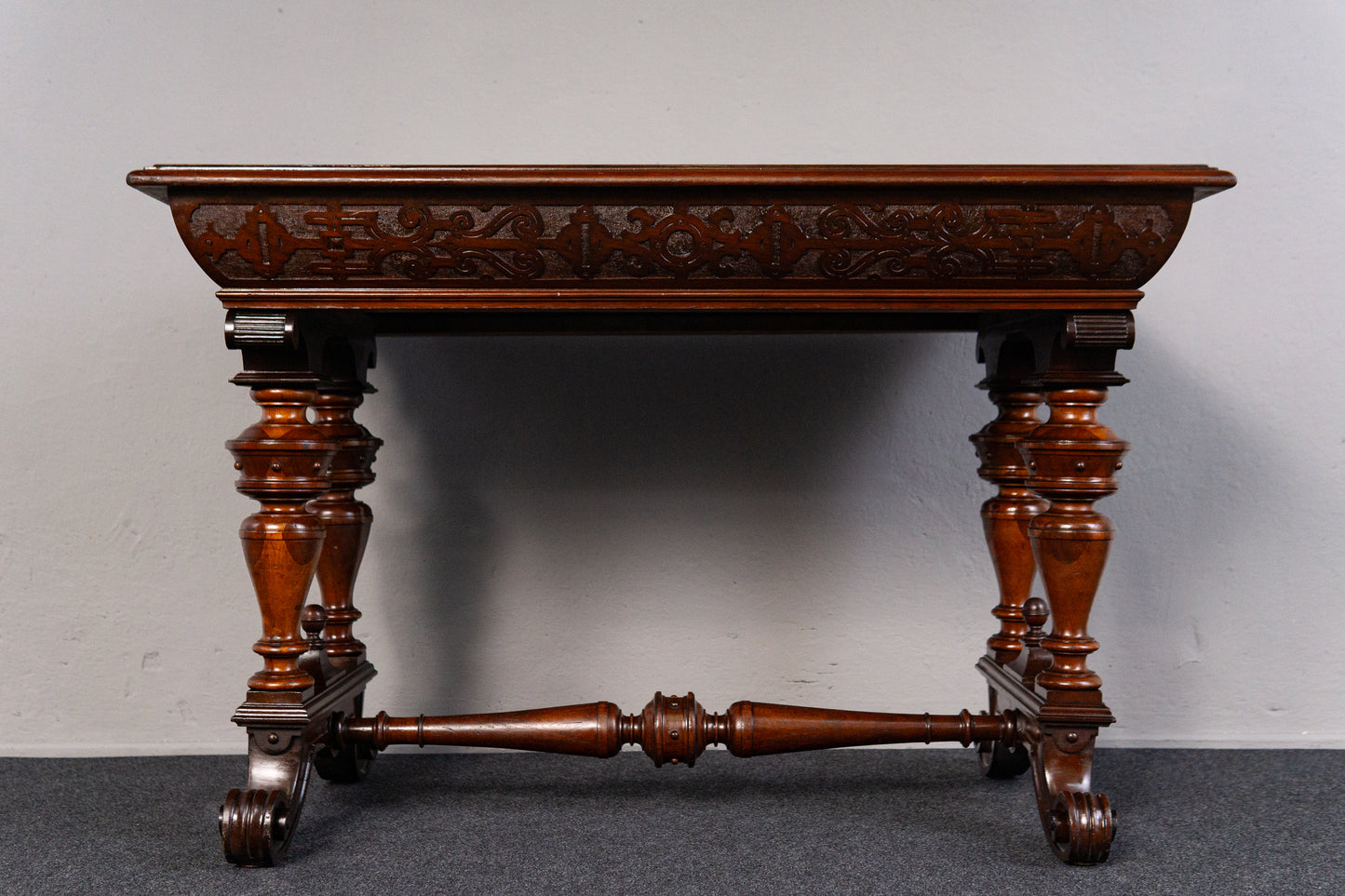 Gründerzeit Antik Tisch Stuhl Bank Hocker Table Salon MÖBLINGER 2410_2101