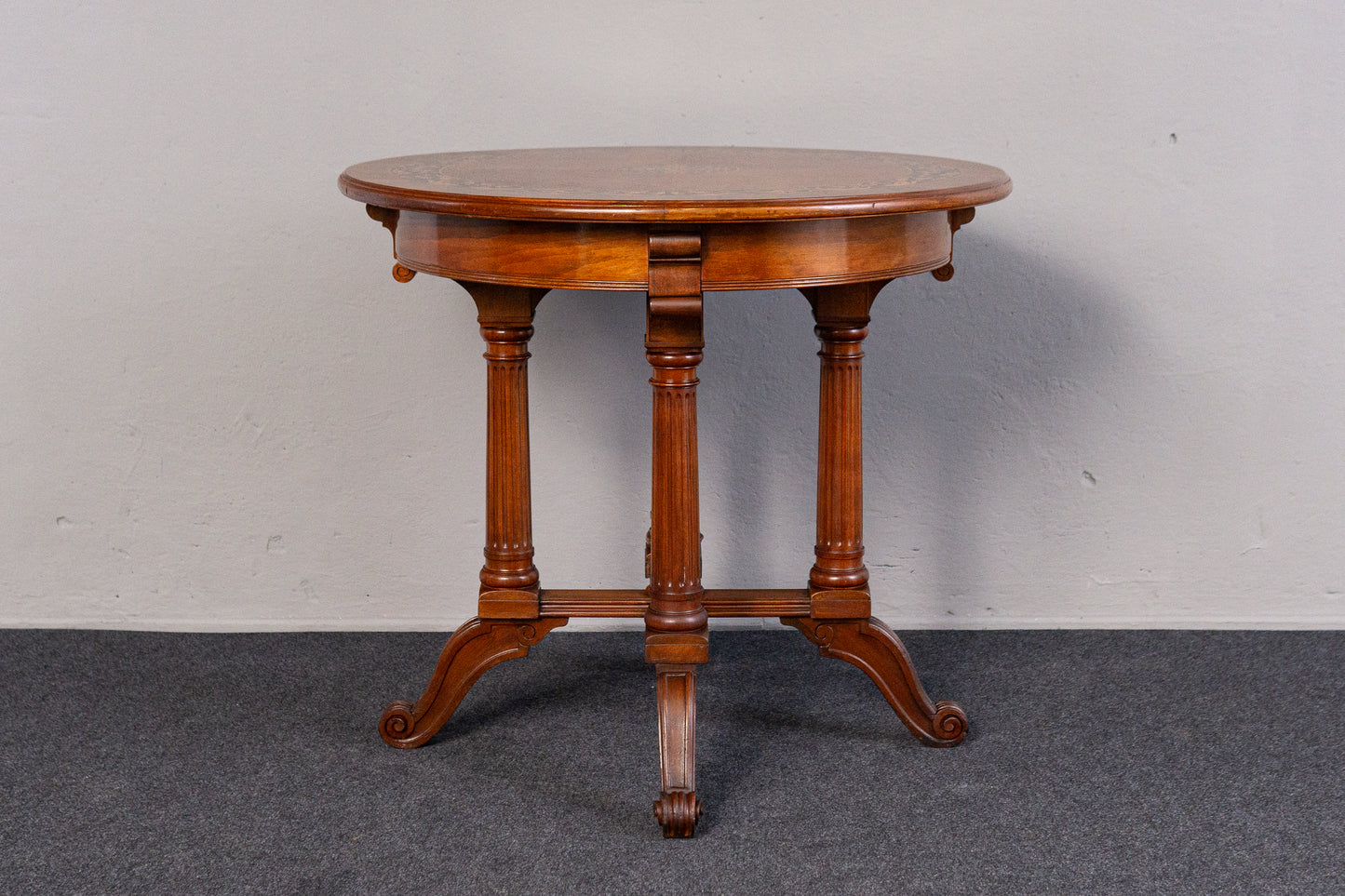 Salontisch Antik Tisch Stuhl Bank Hocker Vintage Table MÖBLINGER 2410_2108