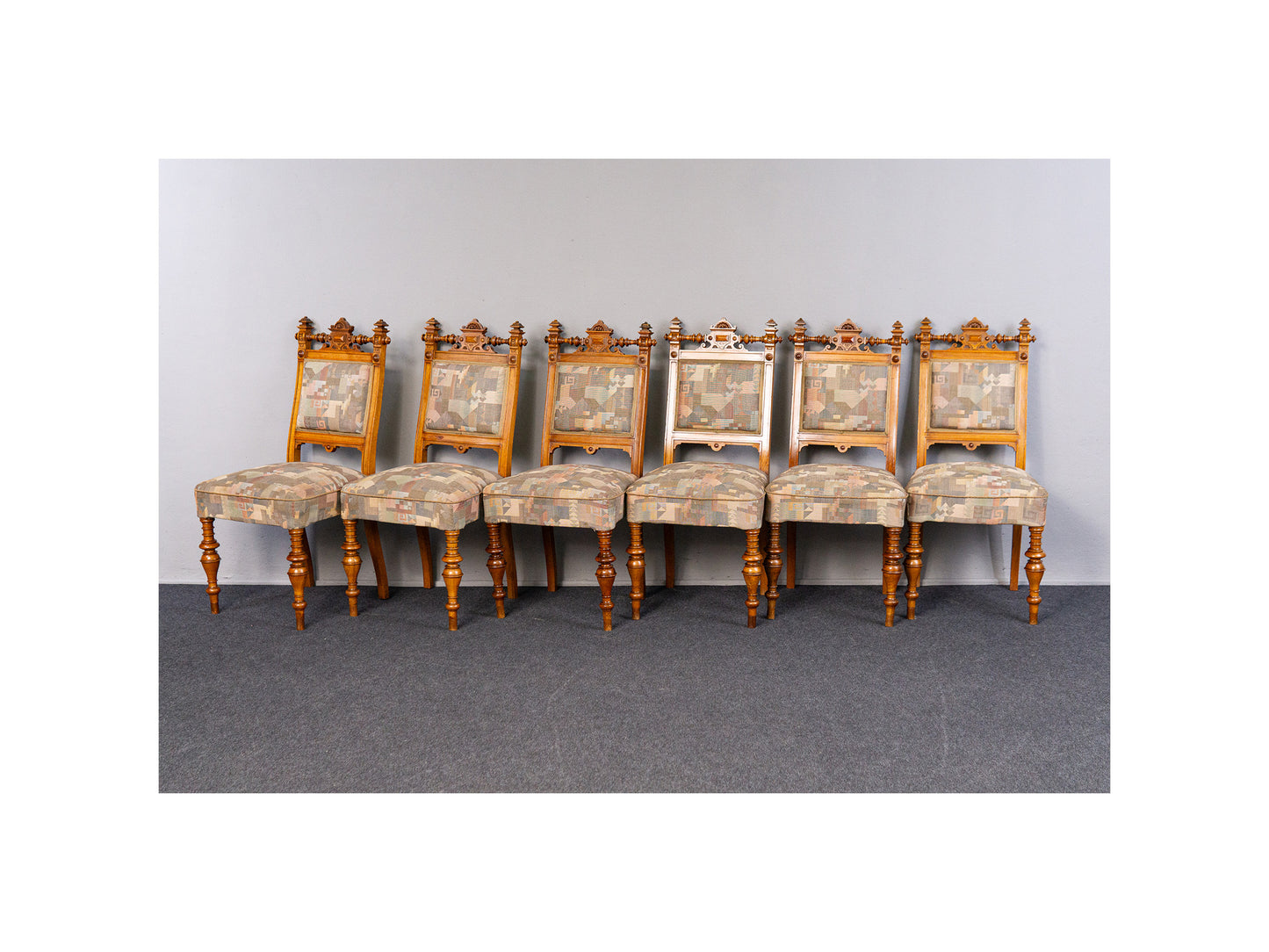 6er Set Stühle Sessel Sofa Couch Stuhl Sitz Alt Antik MÖBLINGER 2410_2402