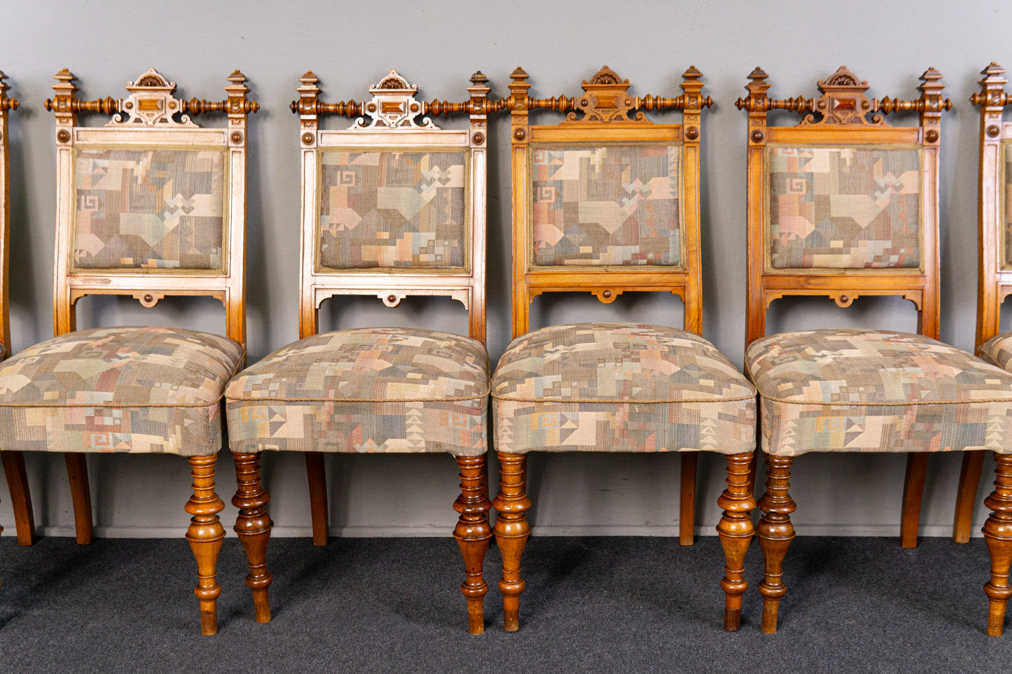 6er Set Stühle Sessel Sofa Couch Stuhl Sitz Alt Antik MÖBLINGER 2410_2402