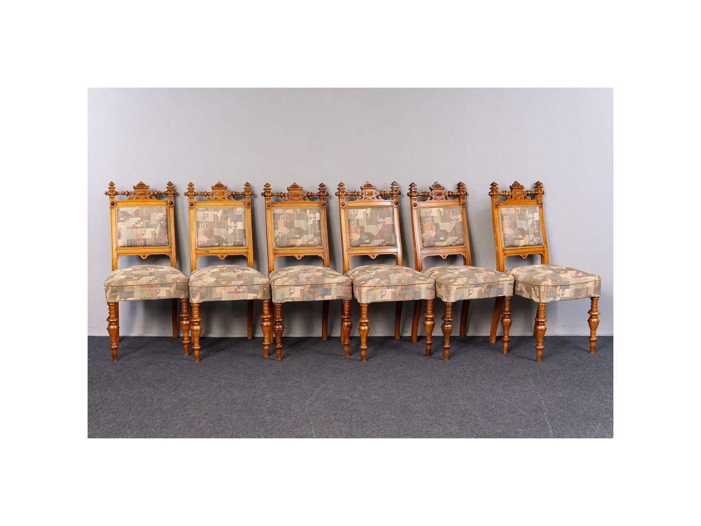 6er Set Stühle Sessel Sofa Couch Stuhl Sitz Alt Antik MÖBLINGER 2410_2402