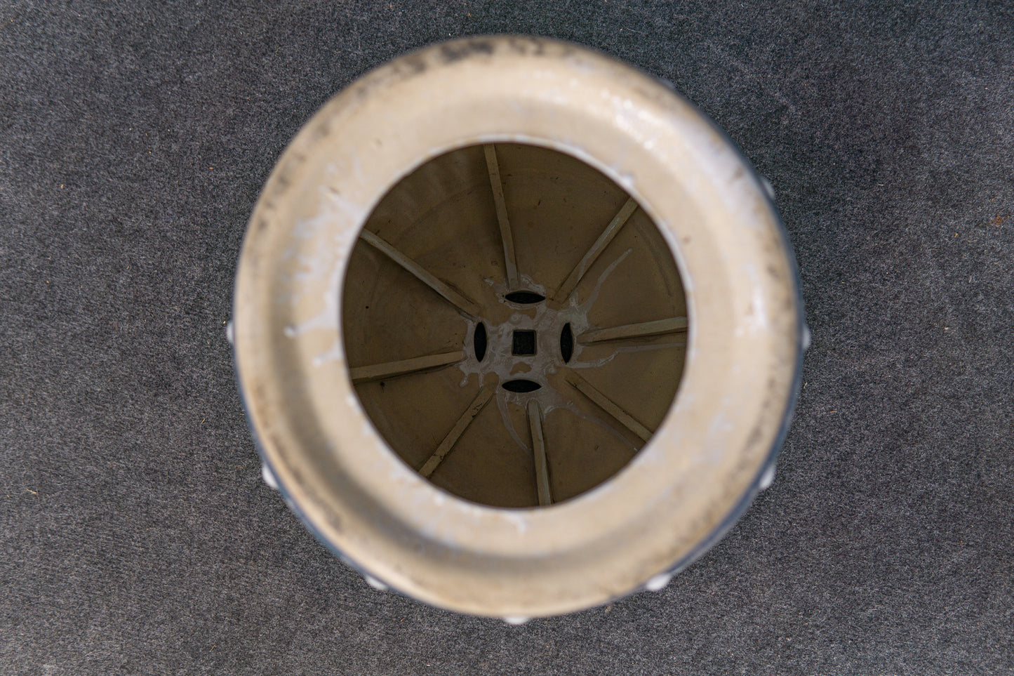 Hocker Blumen Tisch Porzellan Ablage Deko Alt Vintage 2211_2806