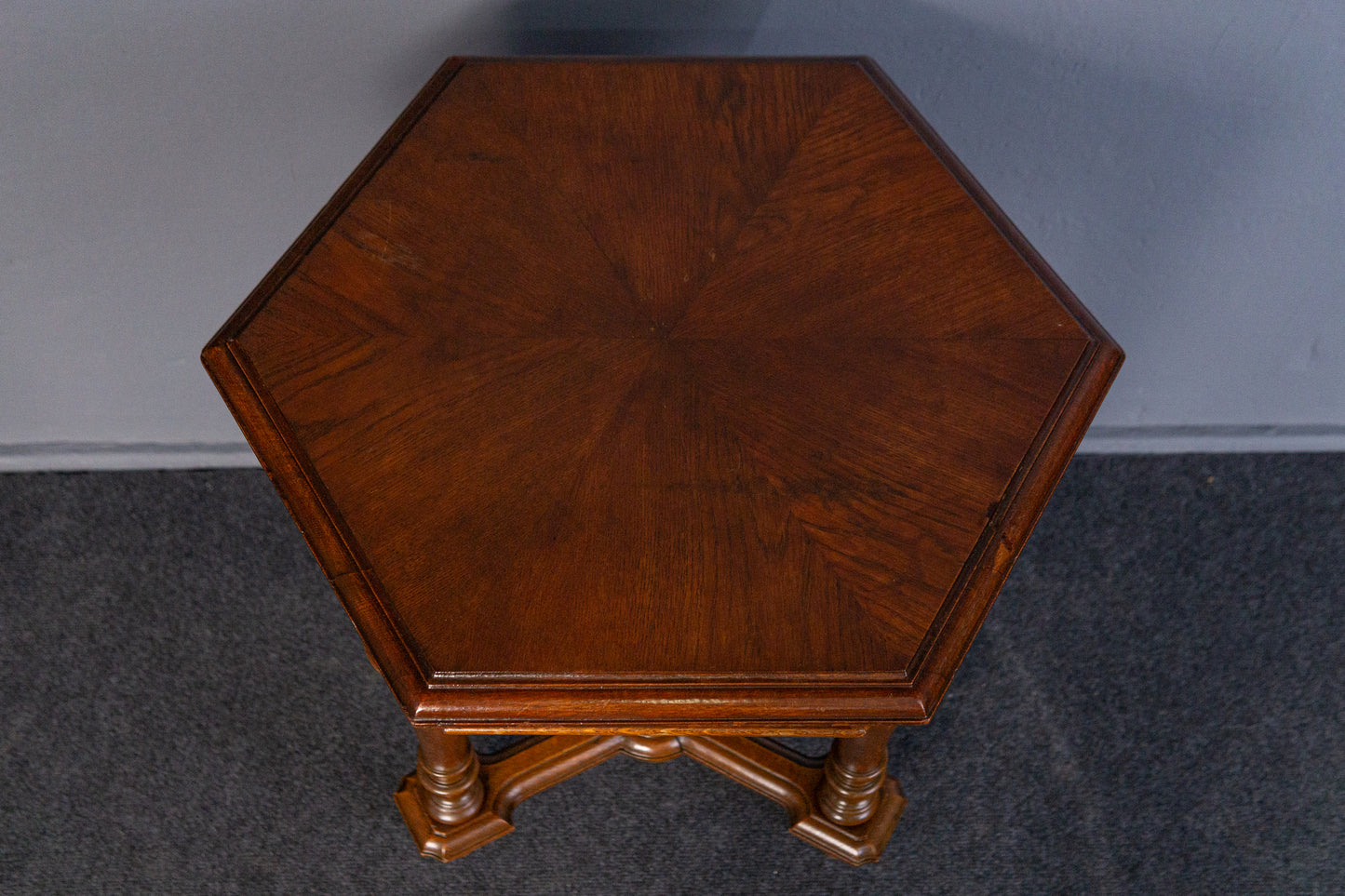 Gründerzeit Beistelltisch Antik Tisch Bank Sofa Table MÖBLINGER 2411_0406
