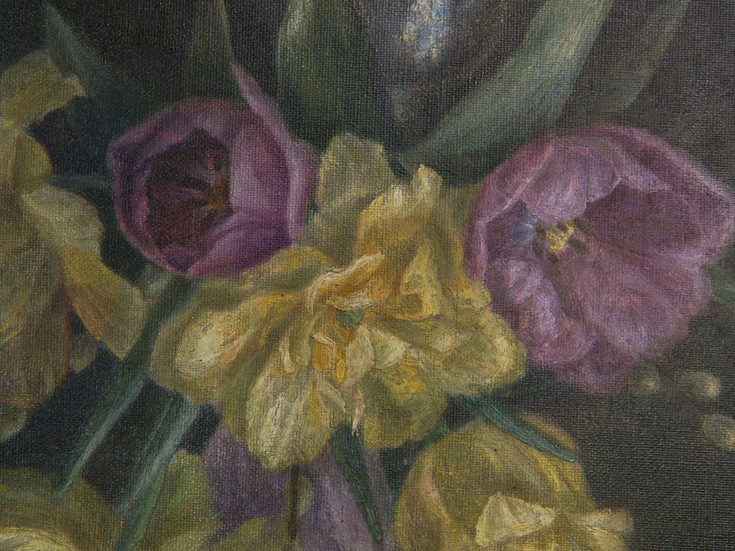 Ölgemälde Gemälde Bild Ölbild Rahmen Stillleben Alt MÖBLINGER 2111_0106