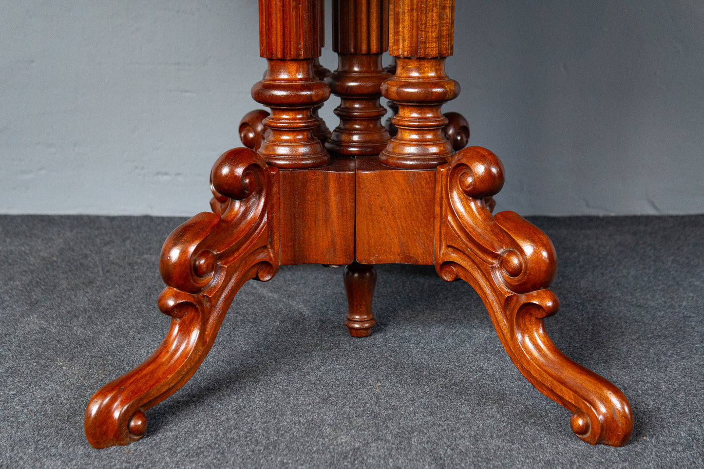 rest. großer Esstisch ausziehbar Stühle Tafel Alt Antik MÖBLINGER