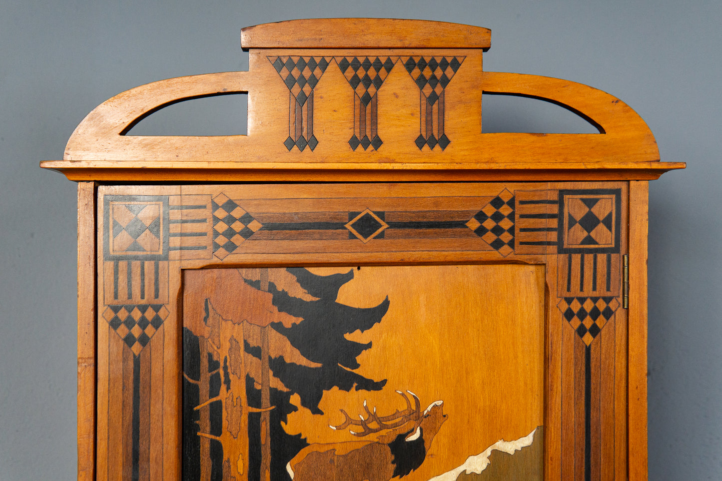 Jugendstil Wandschrank Regal Kommode Vintage Alt Antik MÖBLINGER 2411_2001