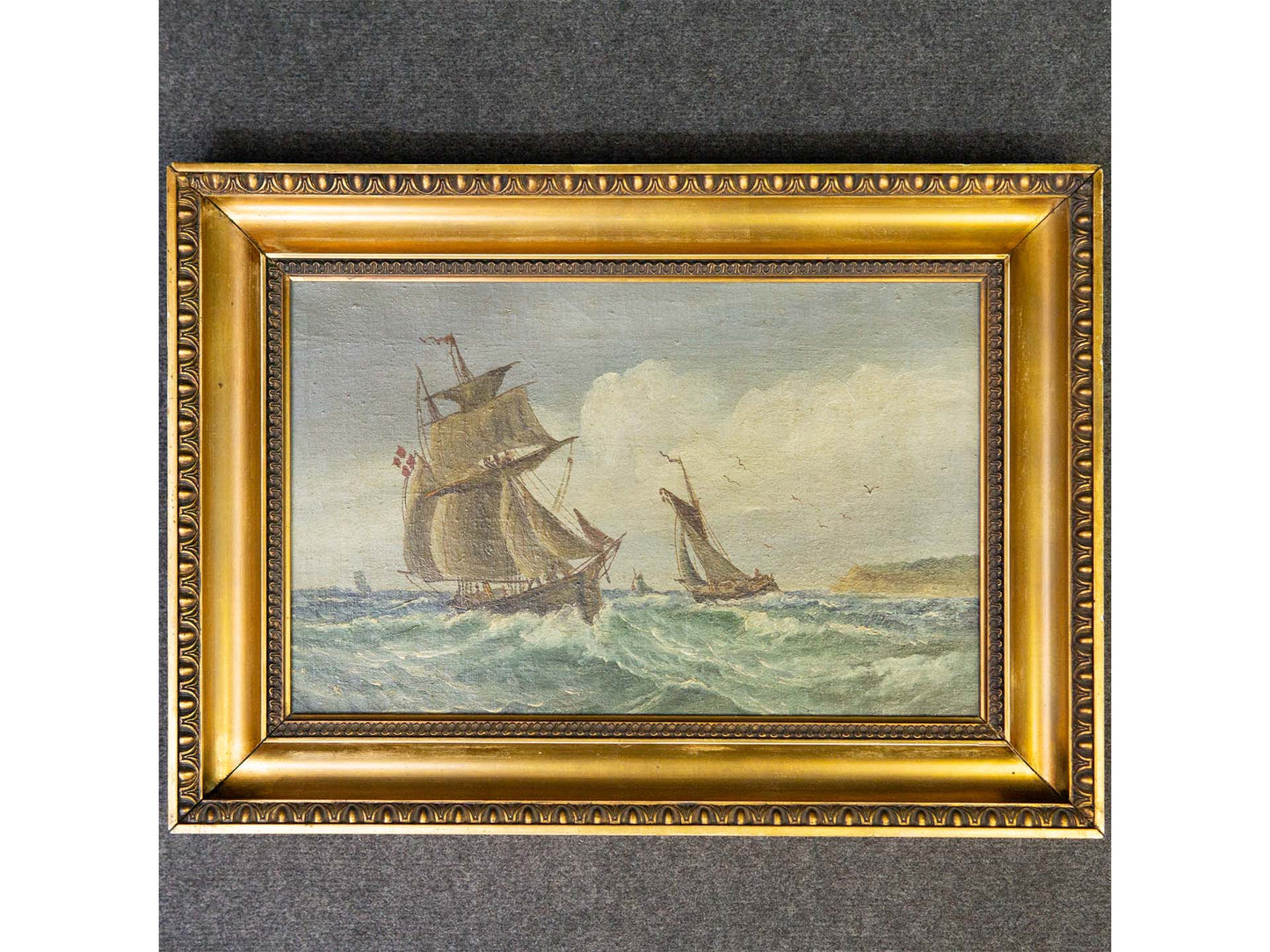 Ölbild Gemälde Malerei Galerie Maritim Kunst Alt Antik 2112_2304