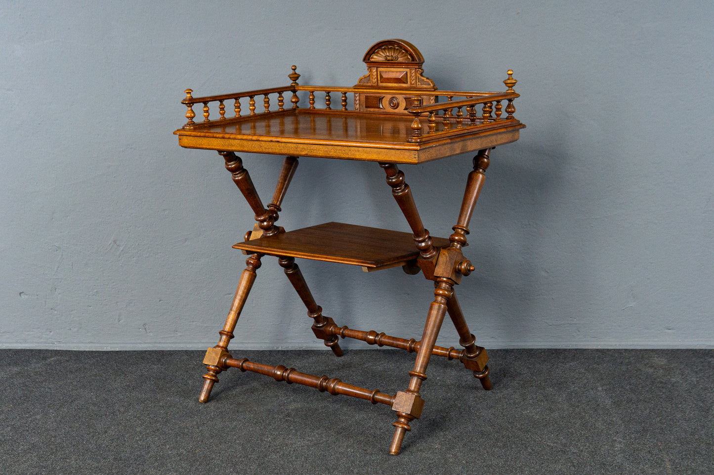 Gründerzeit Tablett Tisch Regal Kommode Vintage Alt Antik MÖBLINGER 2411_2504