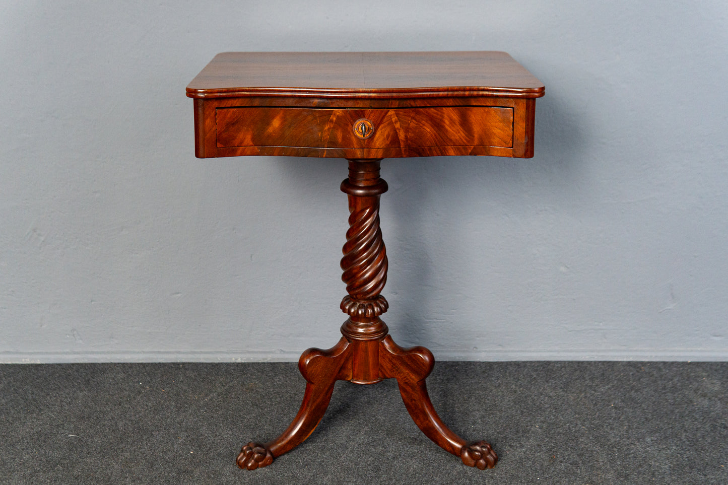 restau. Biedermeier Nähtisch Tisch Kommode Sekretär Antik MÖBLINGER 2412_0507