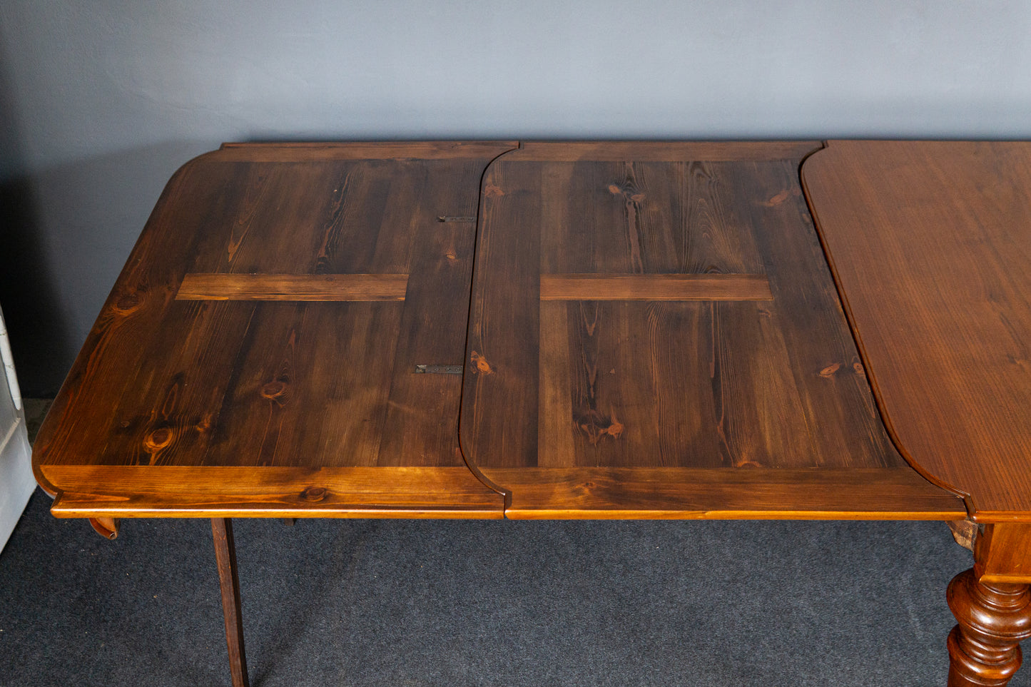 restau. Antiker Kulissentisch Tisch Table Tafel Stuhl Alt MÖBLINGER 2412_1106