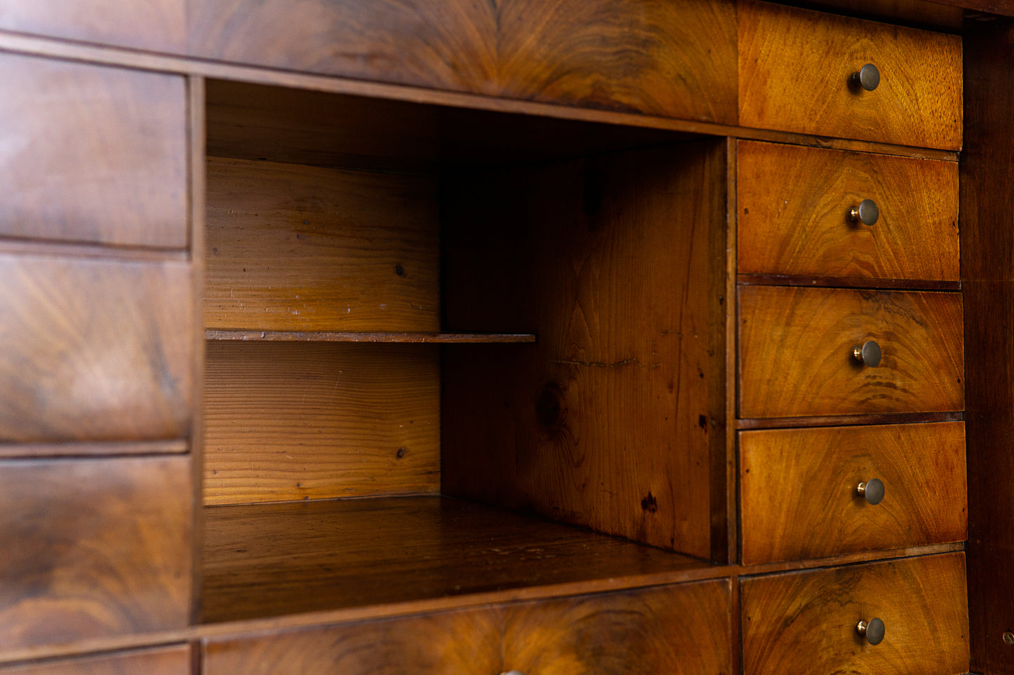 Sekretär Schreibtisch Desk Schrank Büro Regal Alt Antik 2304_1206