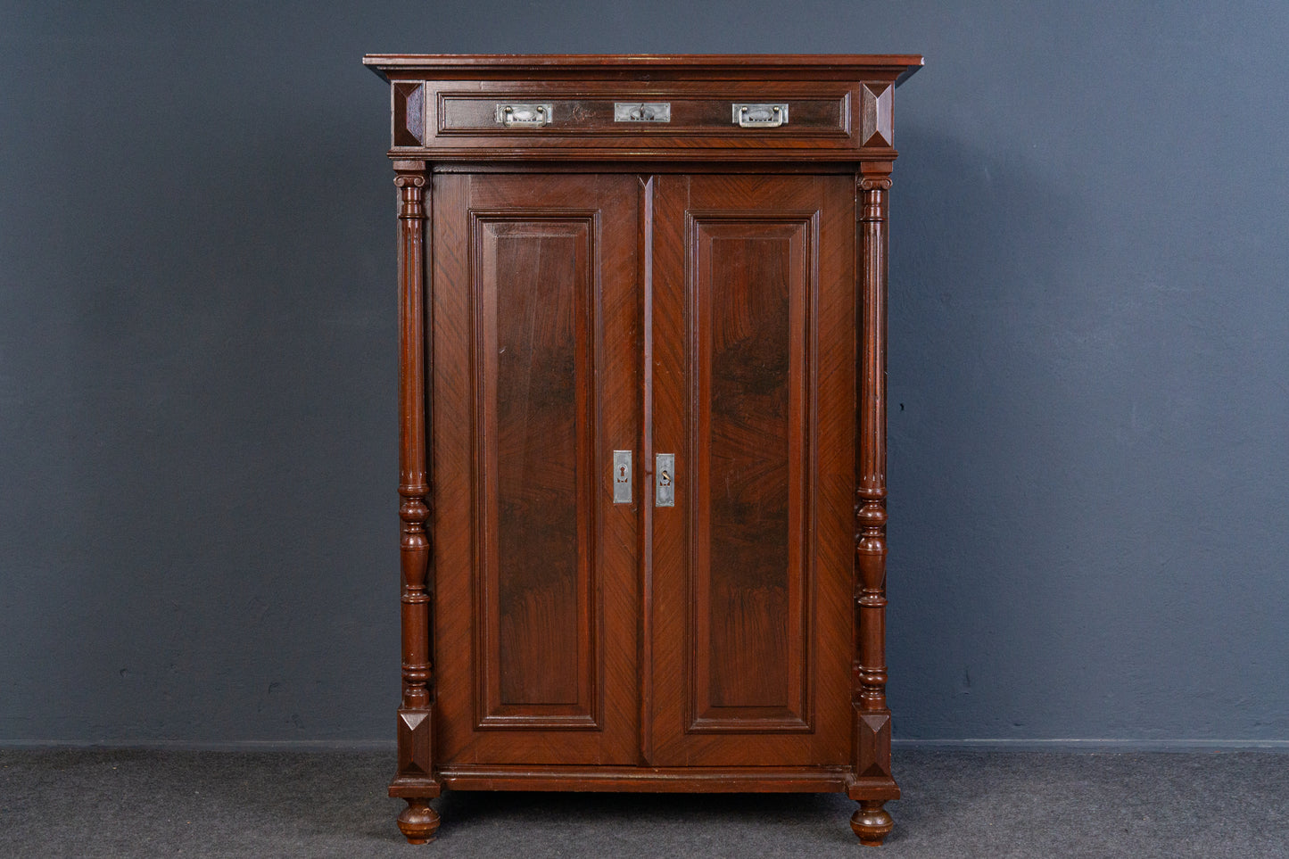 Vintage Antik Vertiko Schrank Buffet Regal Kommode Alt 2402_2902