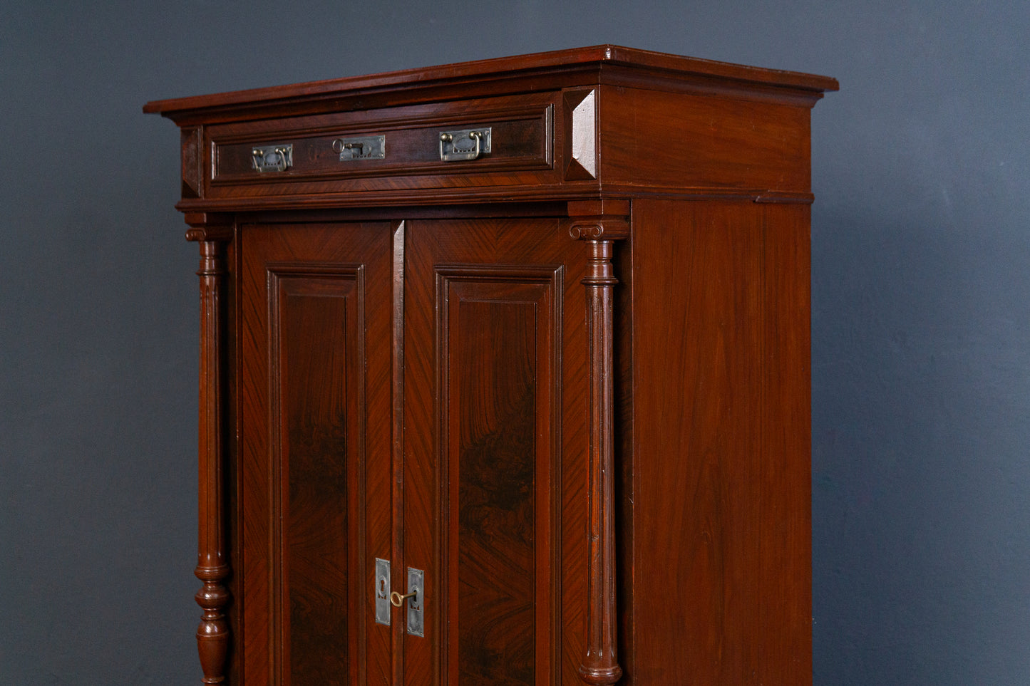 Vintage Antik Vertiko Schrank Buffet Regal Kommode Alt 2402_2902