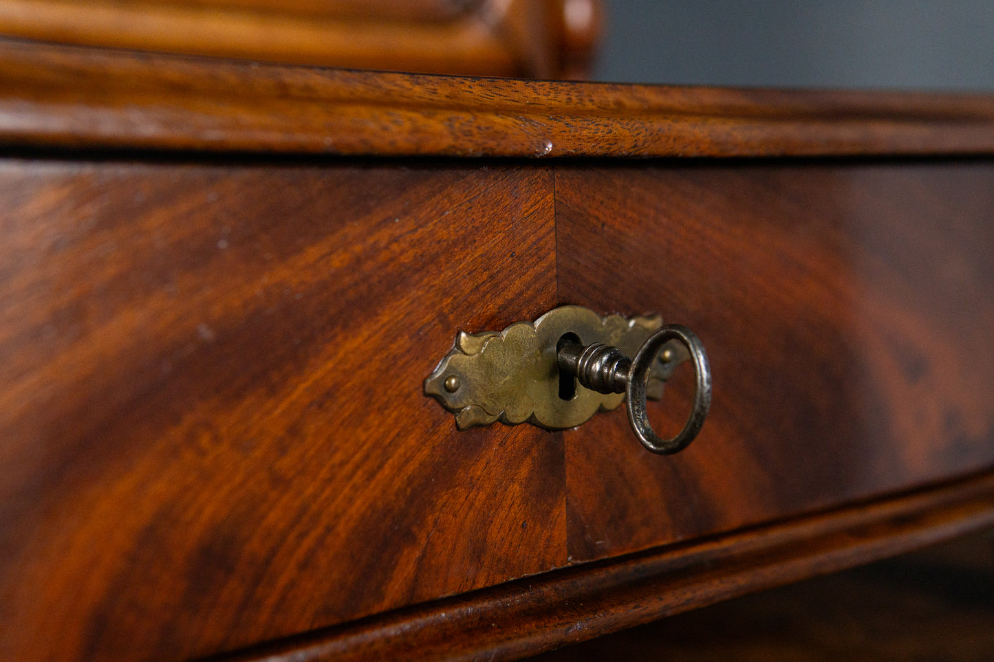 Vintage Spiegel Psyche Kommode Aufsatz Schrank Alt Antik MÖBLINGER 2412_1601