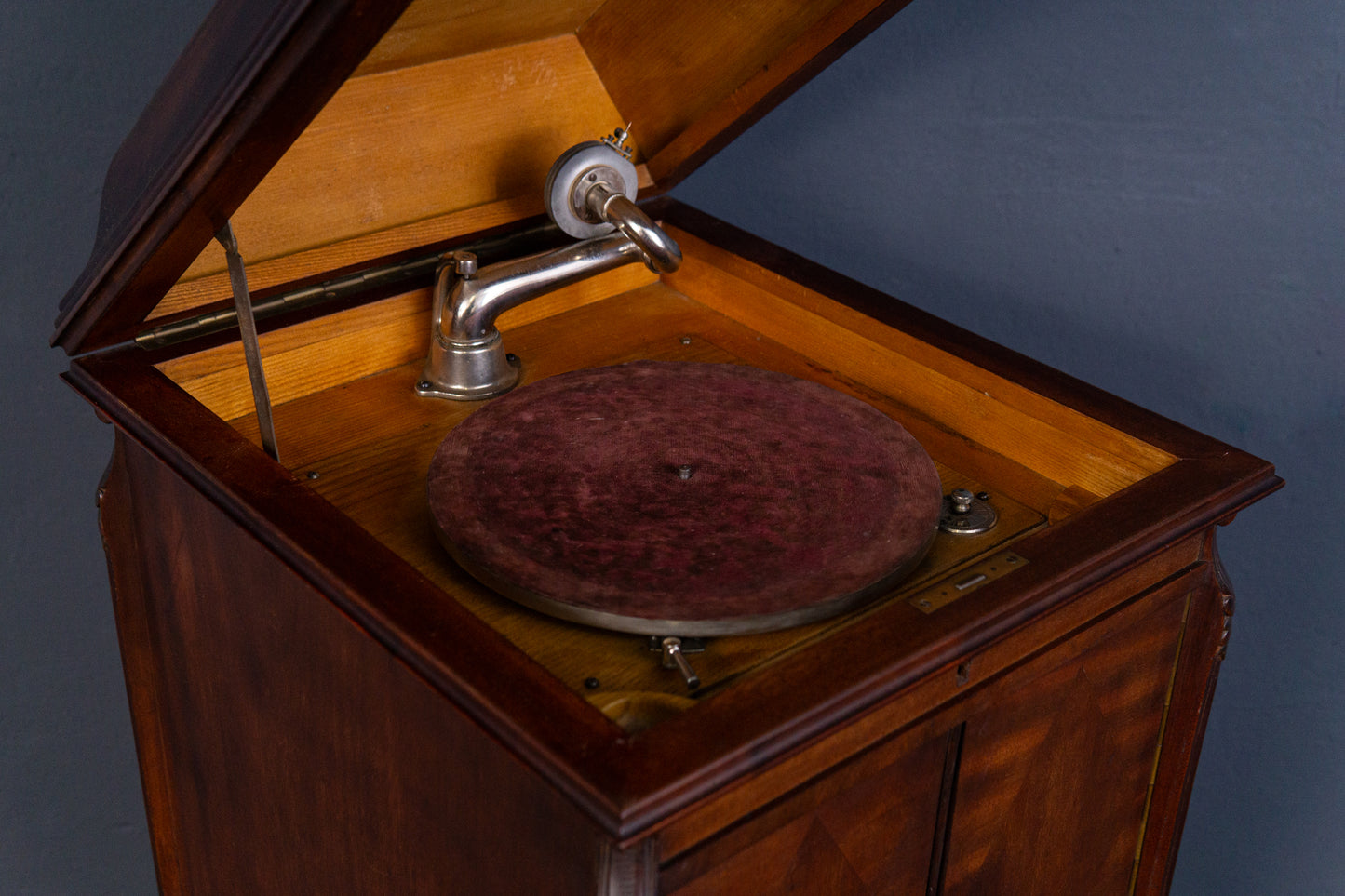 Jugendstil Grammophon Vintage LP Radio Platte Alt Antik 2404_1102