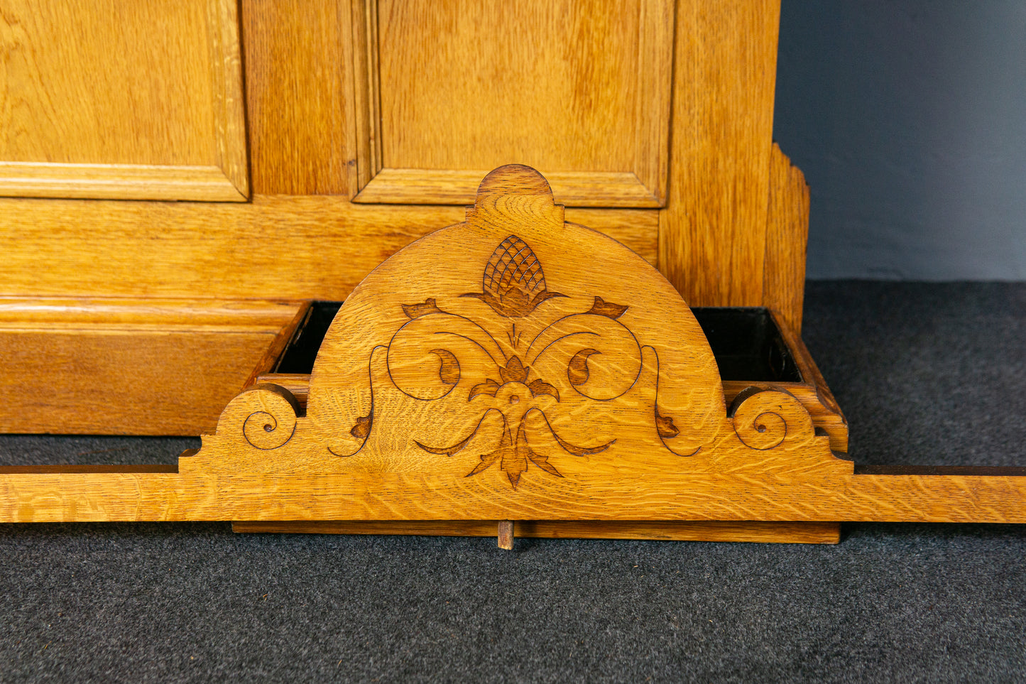 Garderobe Vintage Spiegel Flur Schrank Alt Kommode Antik MÖBLINGER 2412_1807