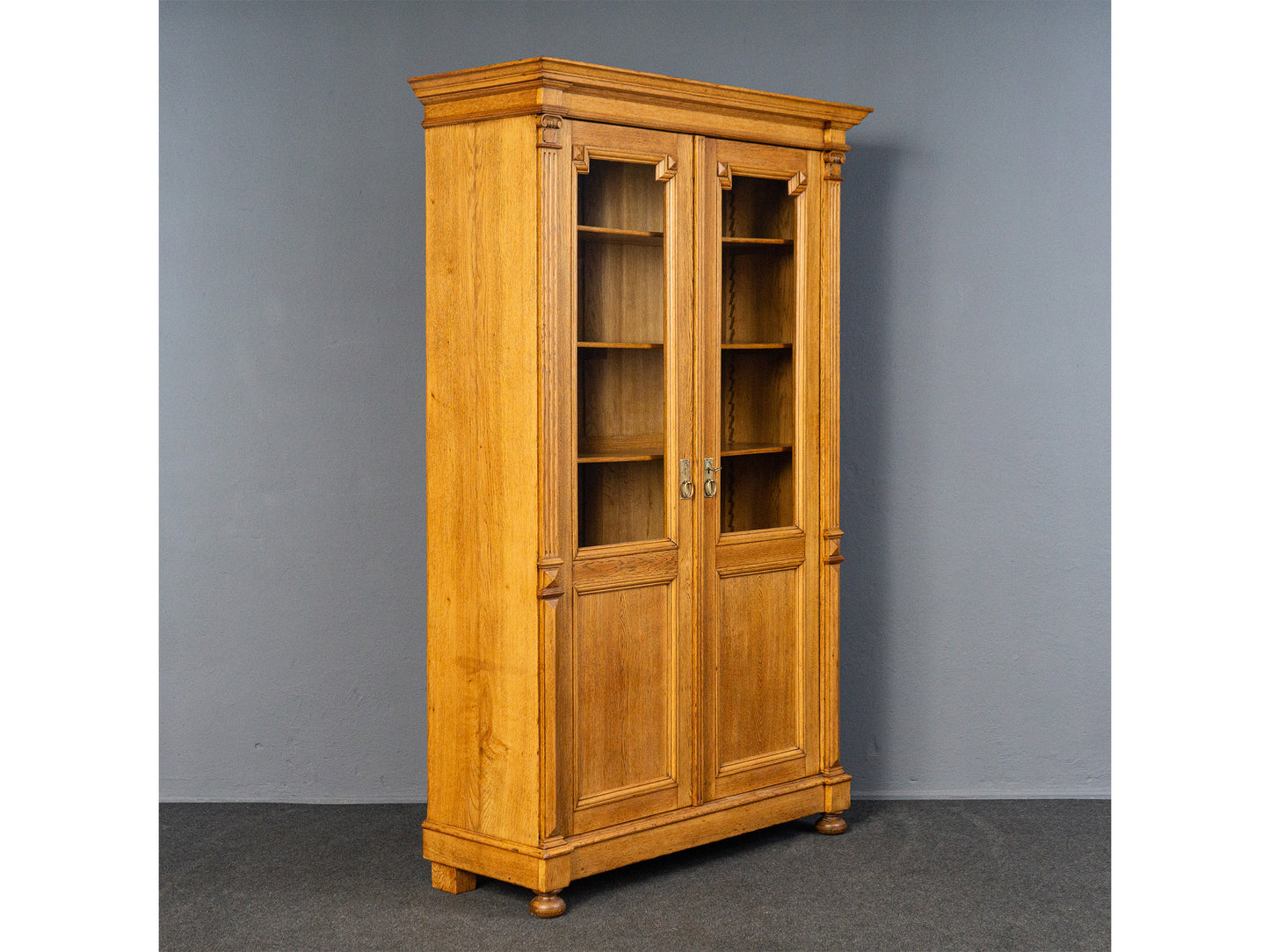 rest. Antik Bücherschrank Vitrine Schrank Buffet Antik MÖBLINGER 2412_2302