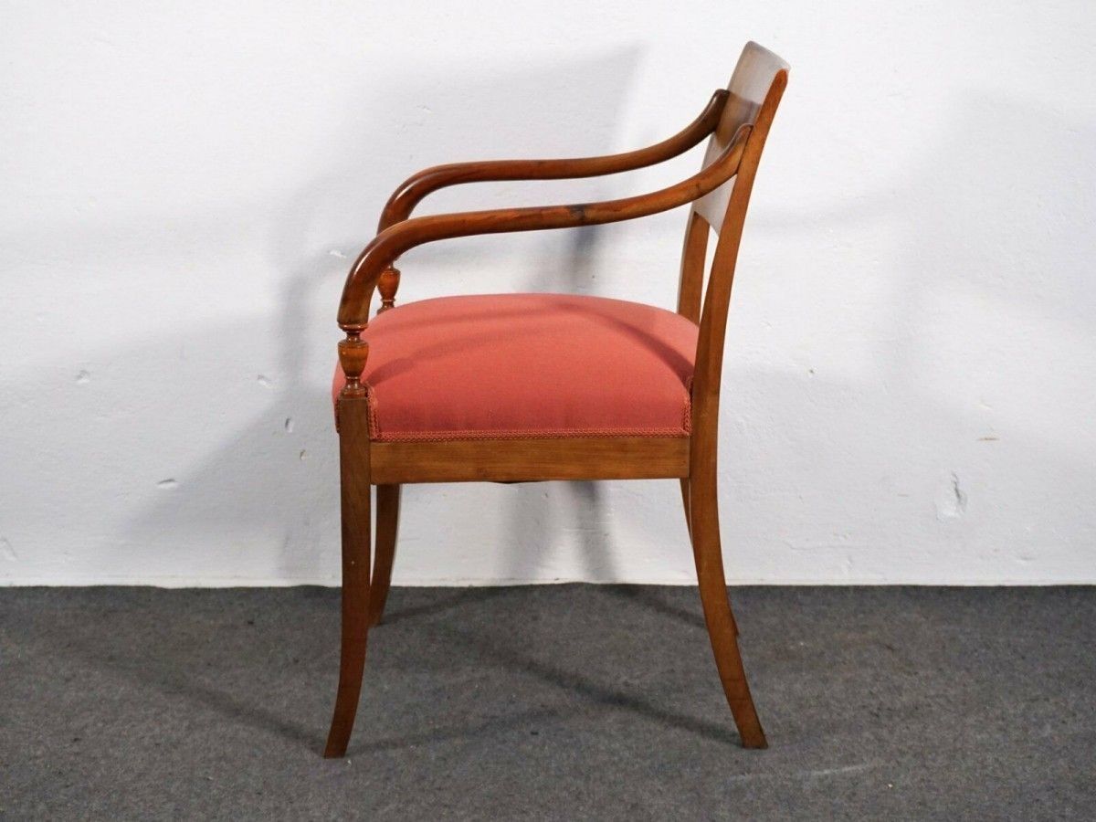 Armlehnsessel Empire Stuhl Polster Sofa Tisch Alt Antik