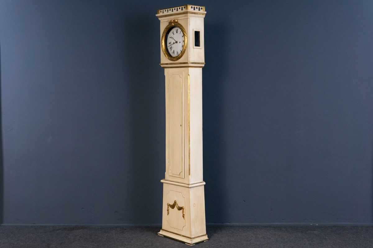 Bornholmer Standuhr Gong Clock Zeit Time Uhr Kasten Alt 2308_2402