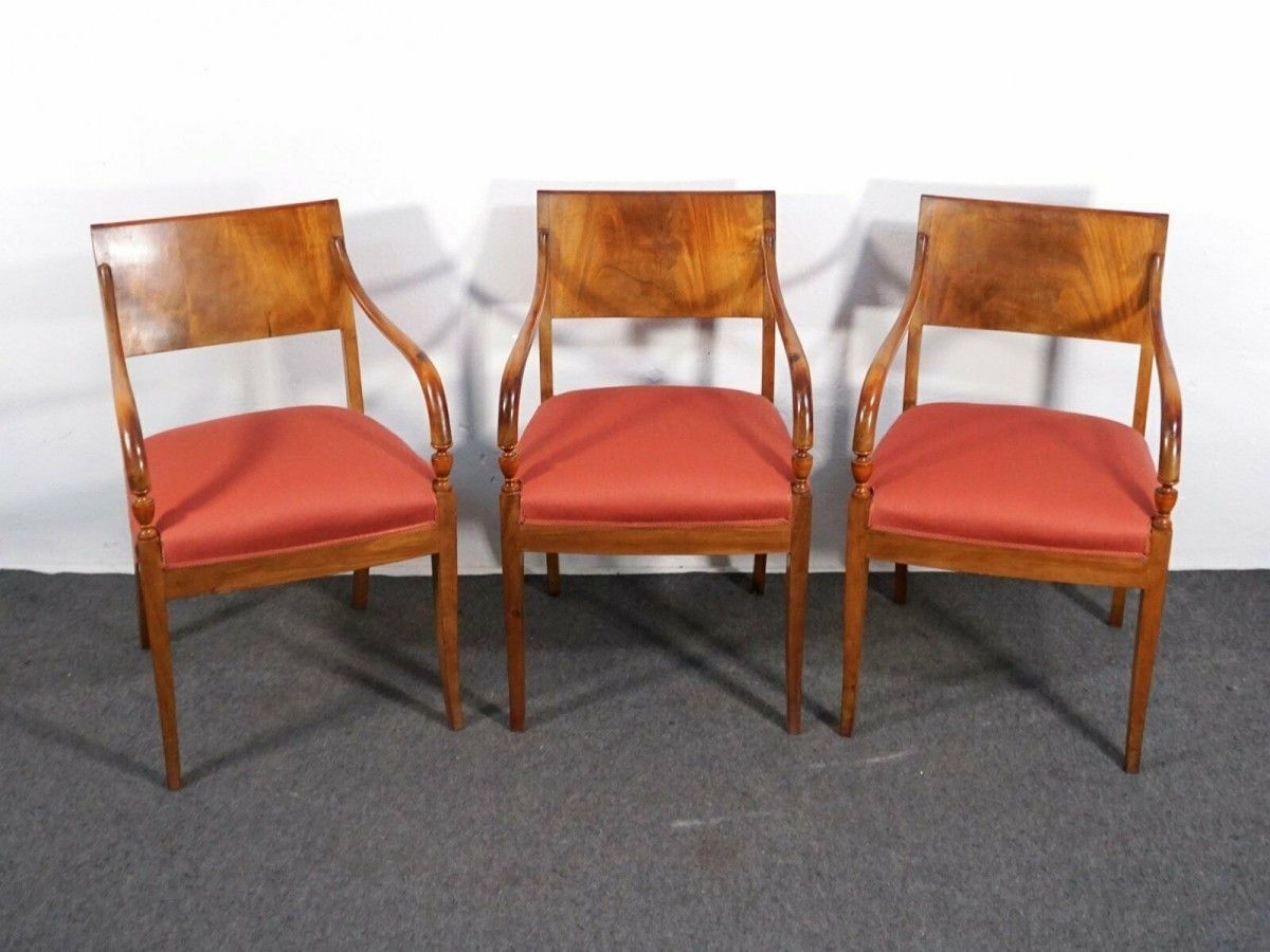 Armlehnsessel Empire Stuhl Polster Sofa Tisch Alt Antik