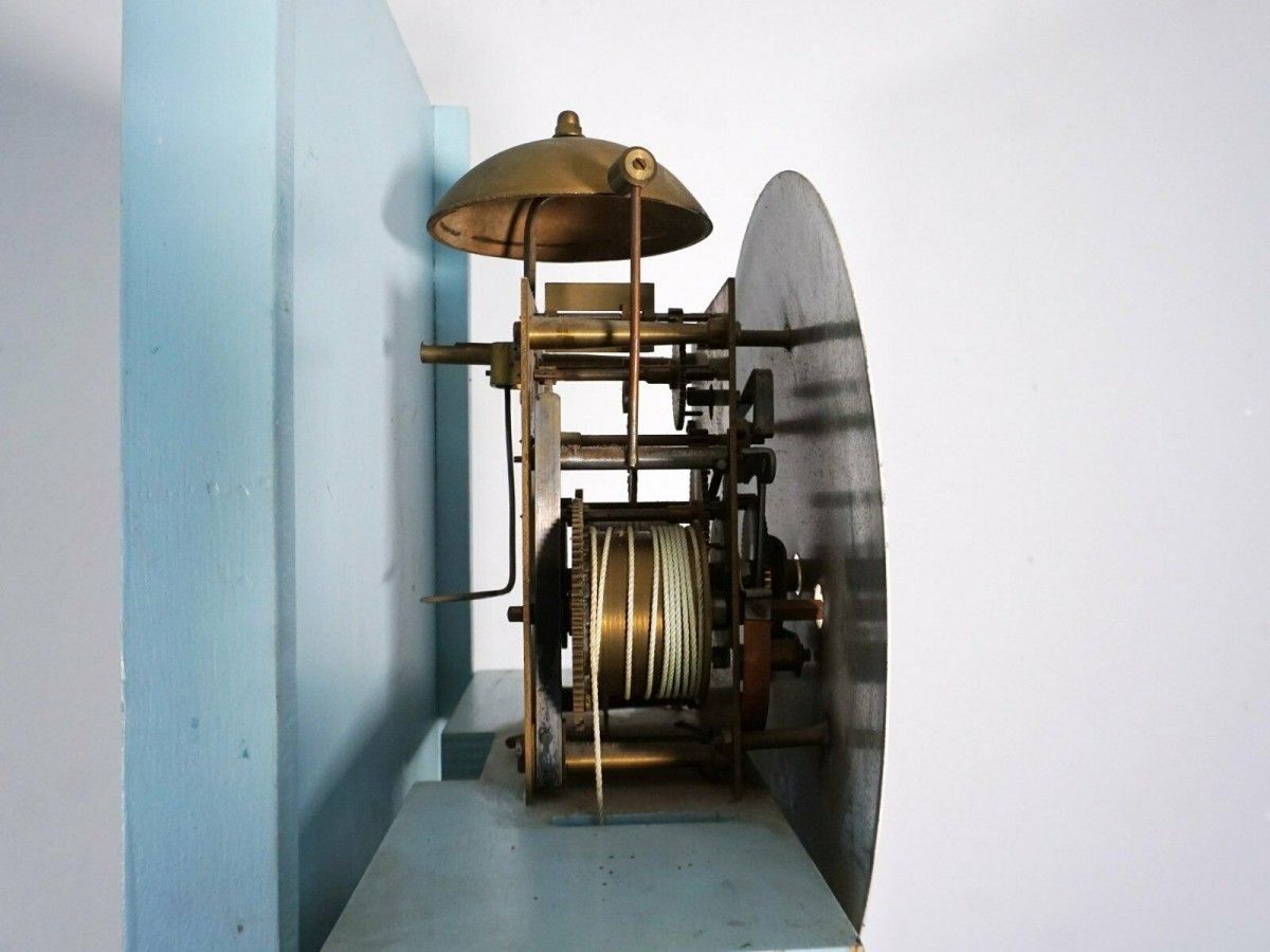 Standuhr Clock Dänemark Uhr Pendel Glocke Alt Antik