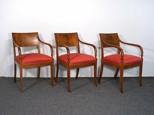 Armlehnsessel Empire Stuhl Polster Sofa Tisch Alt Antik