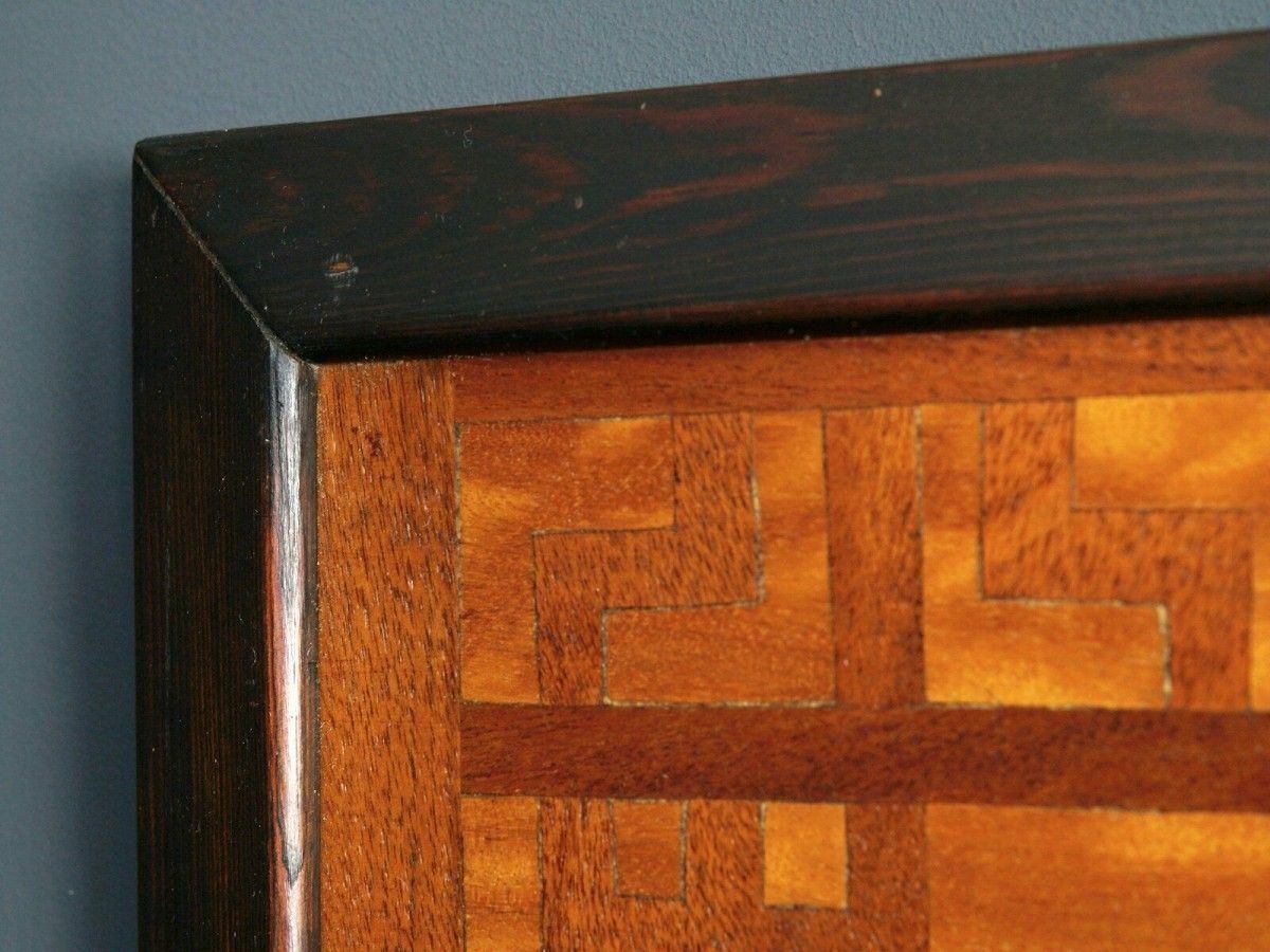 Marketerie Japan Bild Gemälde Intarsie Holz Alt Antik 2103_2205