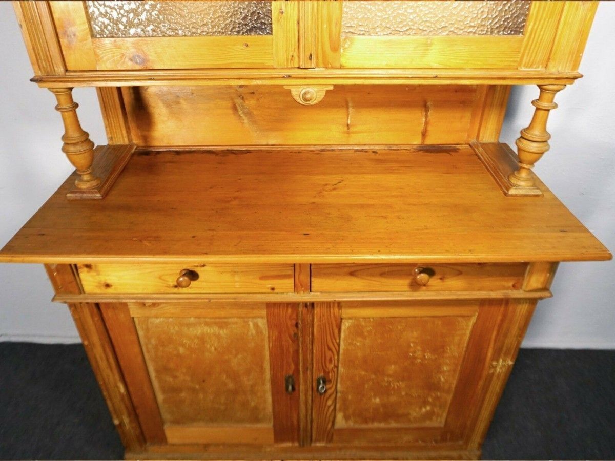 Buffet Gründerzeit Küche Schrank Weichholz Alt Antik