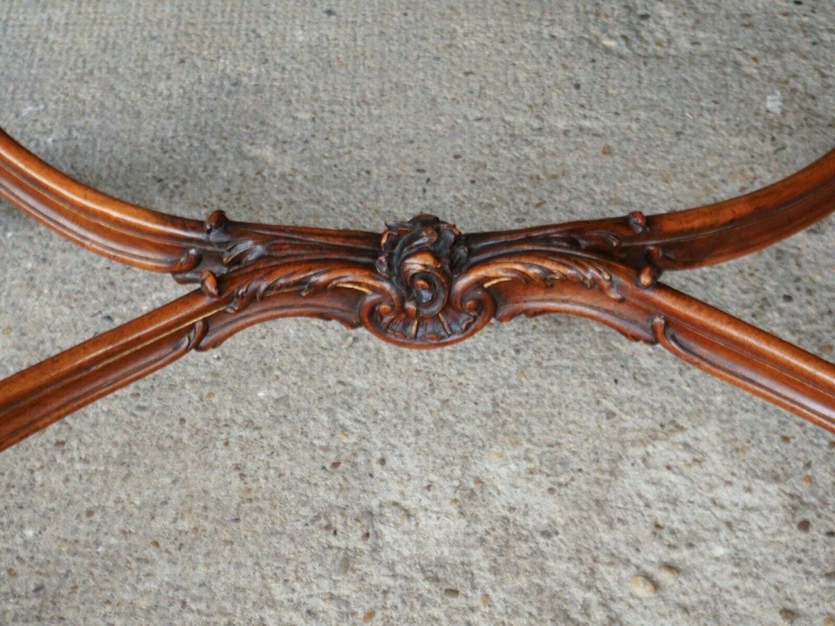 Tisch Wiener Barock Schreibtisch Nussbaum Alt Antik