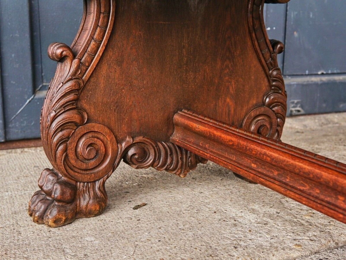 Schreibtisch Wangenschreibtisch  Desk Sekretär Büro Tisch 2104_1402