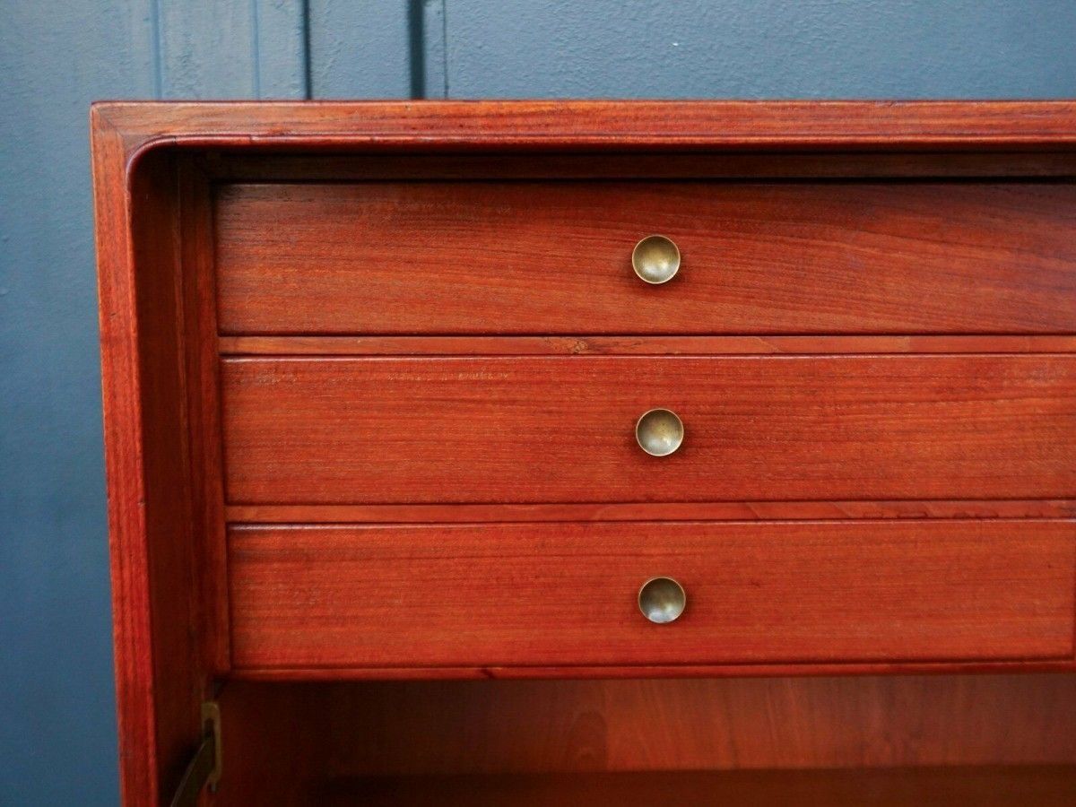 Sekretär Midcentury Anrichte Highboard Teak Alt Vintage 2103_0103
