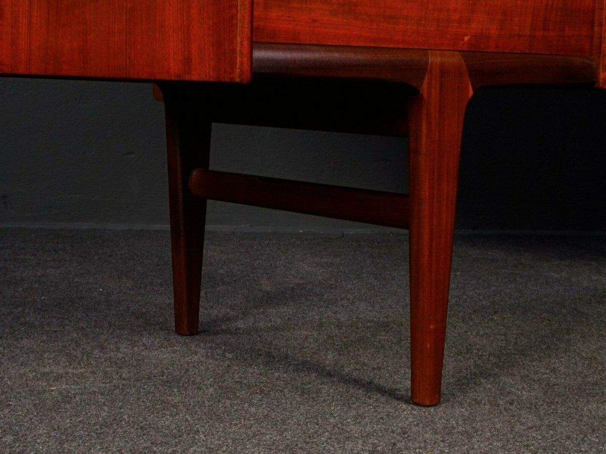Spiegel-Kommode Midcentury Teak Tisch Alt Vintage 2102_2211