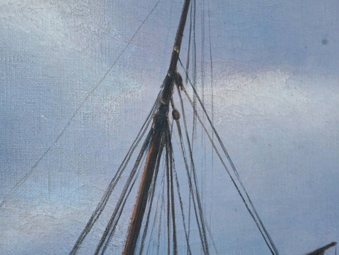 Ölgemälde J.Neumann Maritim Marine Schiff Bild Antik 2000_0051