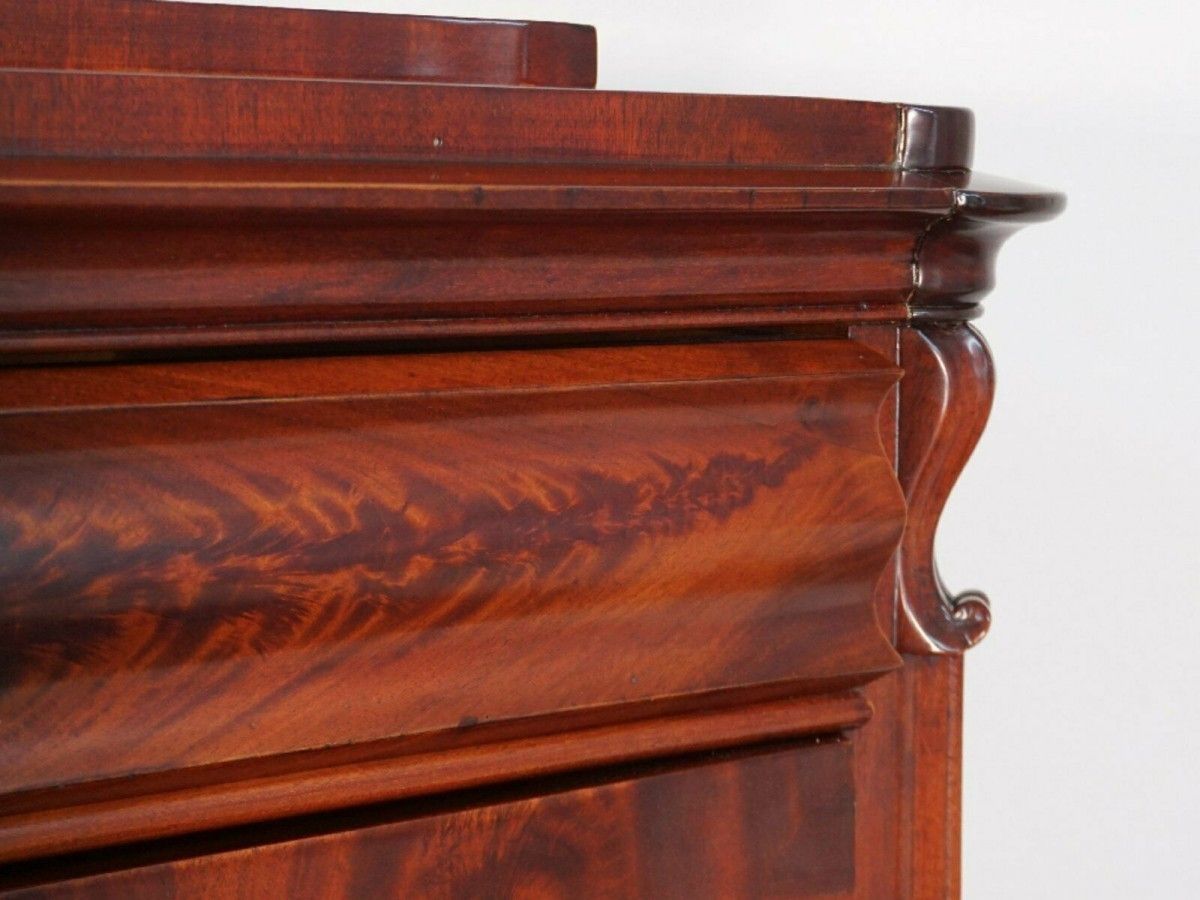 Standsekretär Louis Philippe Schrank Kommode Alt Antik