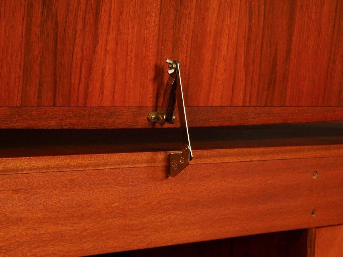 Spiegel-Kommode Midcentury Teak Tisch Alt Vintage 2102_2211