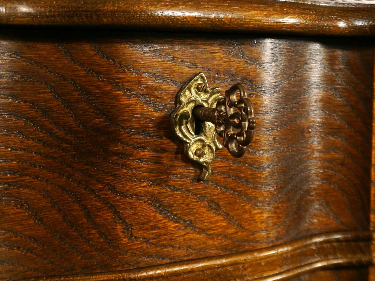Schrägklappensekretär Barockstil Schreibtisch Alt Antik 2000_0015