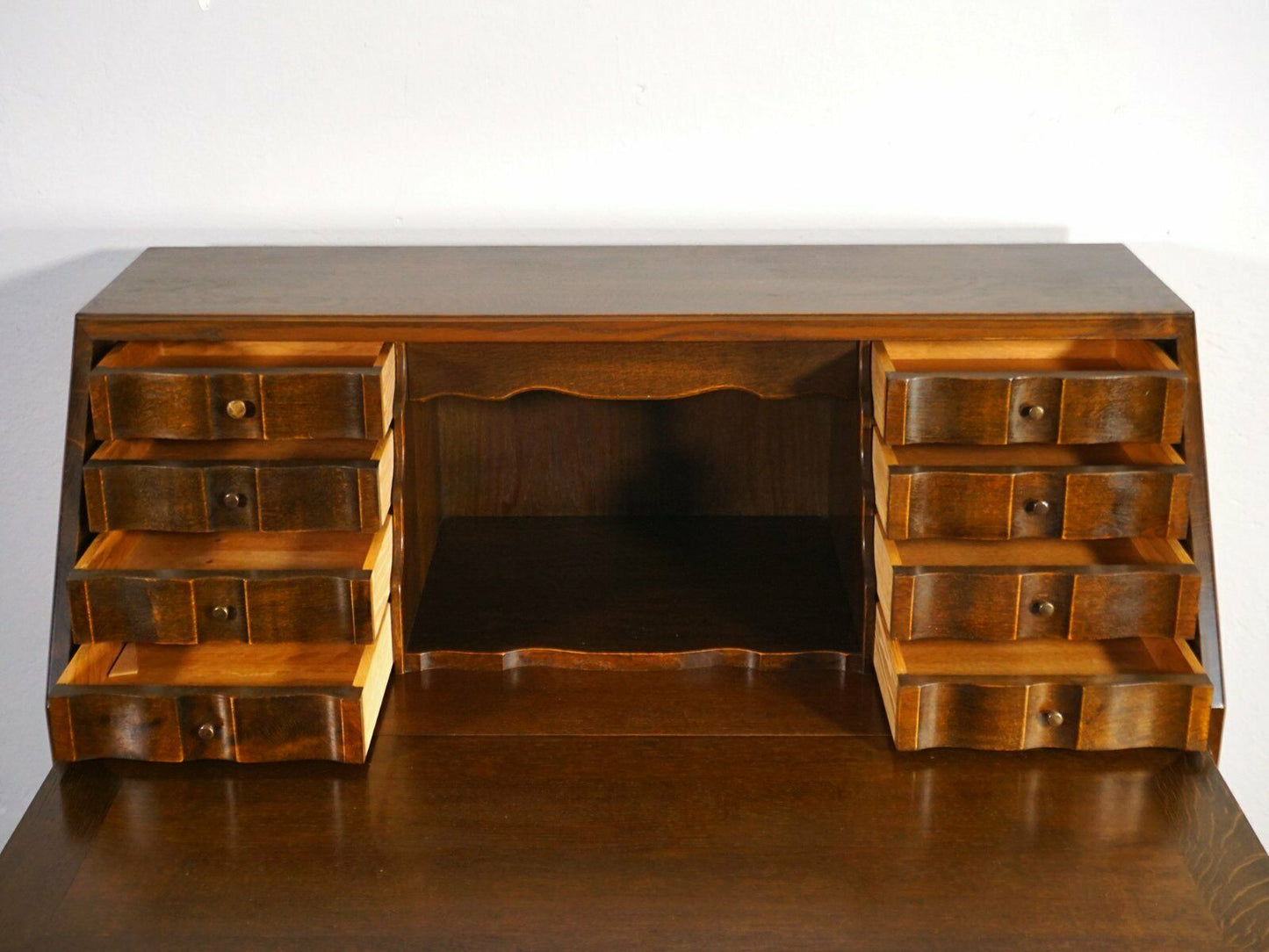 Schrägklappensekretär Barockstil Schreibtisch Alt Antik 2000_0015