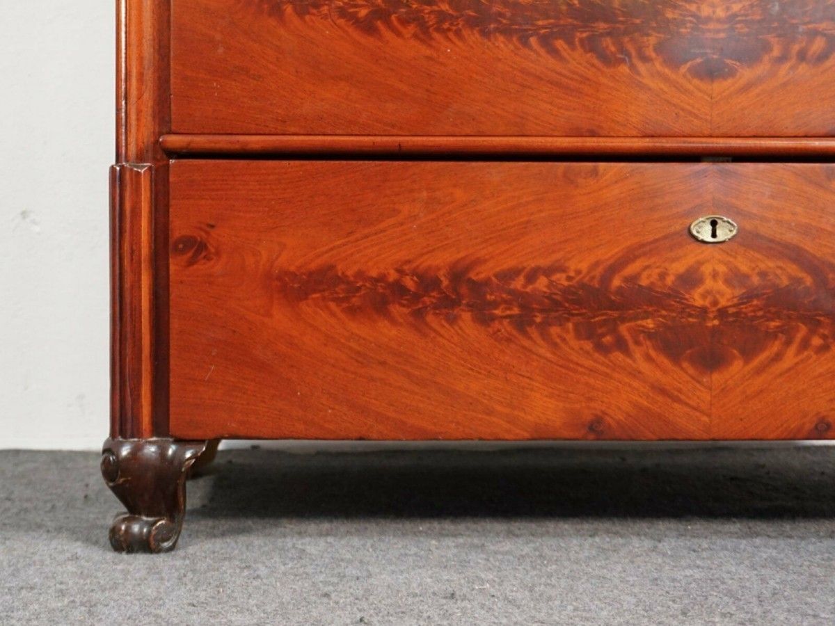 Standsekretär Louis Philippe Schrank Kommode Alt Antik