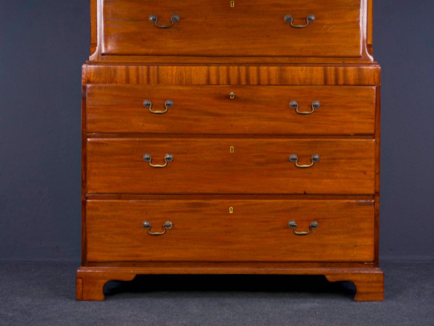 Englische Aufsatzkommode Kommode Tallboy Alt Antik 2000_0076