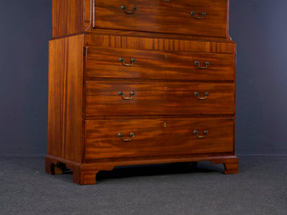 Englische Aufsatzkommode Kommode Tallboy Alt Antik 2411_2506