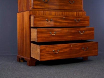 Englische Aufsatzkommode Kommode Tallboy Alt Antik 2411_2506